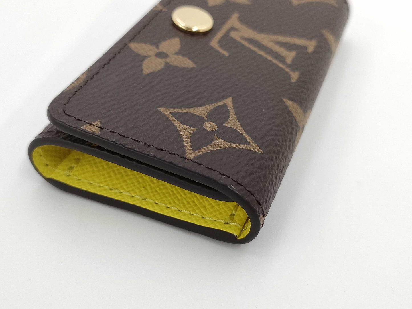 LOUIS VUITTON Monogram M25708 Key Case Multicle 4 Tonic Lemon Key Case/Key Holder