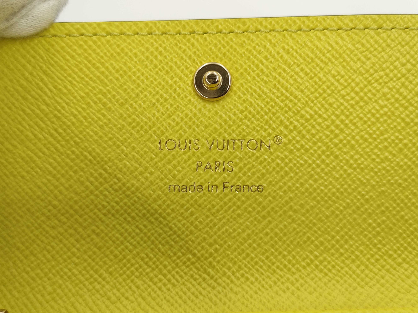 LOUIS VUITTON Monogram M25708 Key Case Multicle 4 Tonic Lemon Key Case/Key Holder
