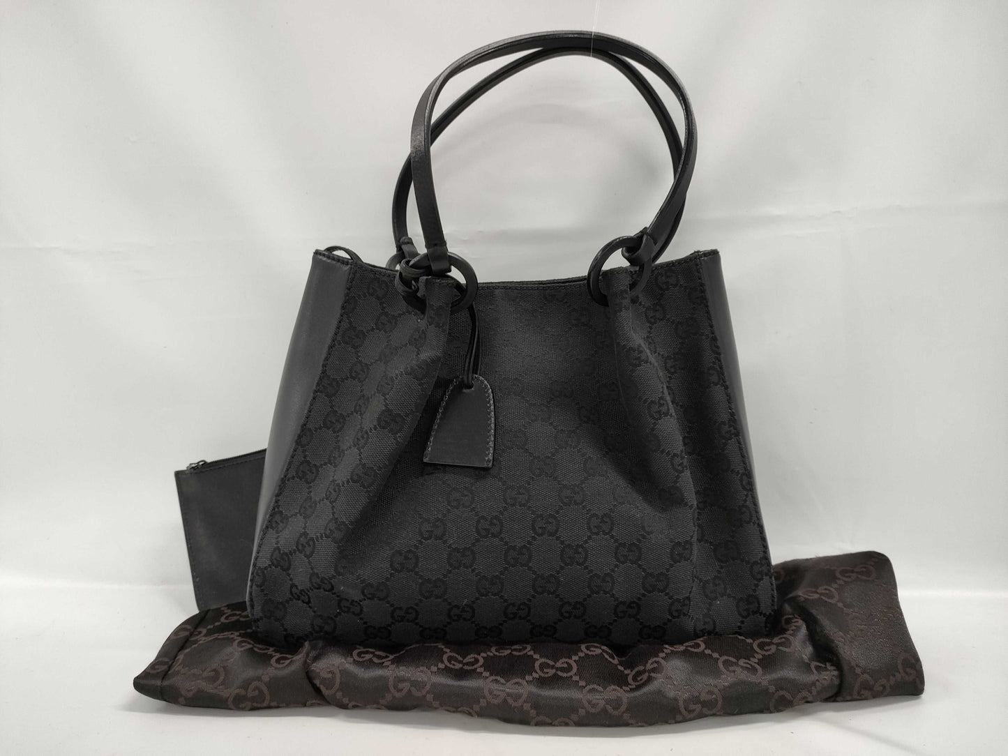 GUCCI GG Canvas 101919 Handbag with Pouch
