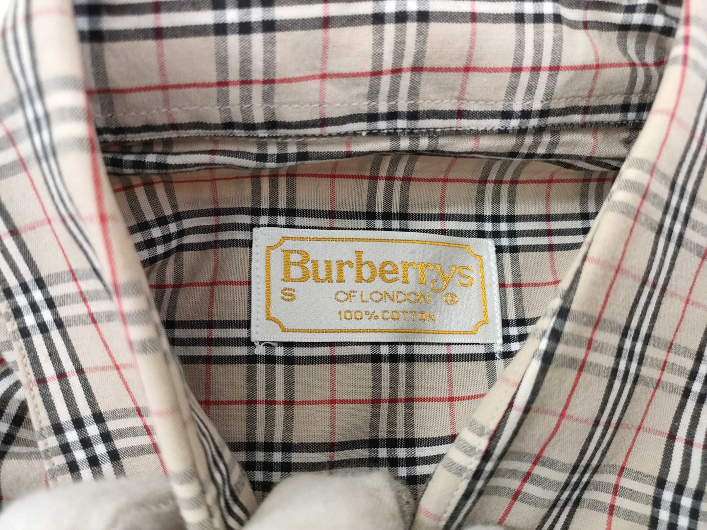 Burberrys Check/Long Sleeve Shirt