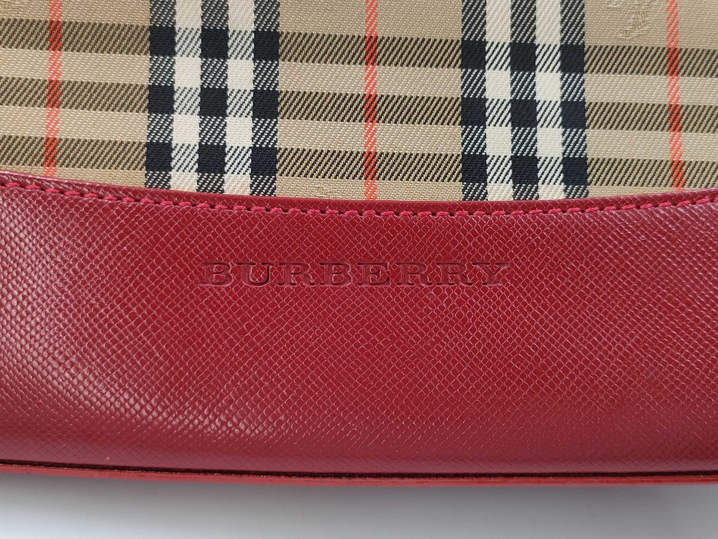 BURBERRY Nova Check Handbag Handbag