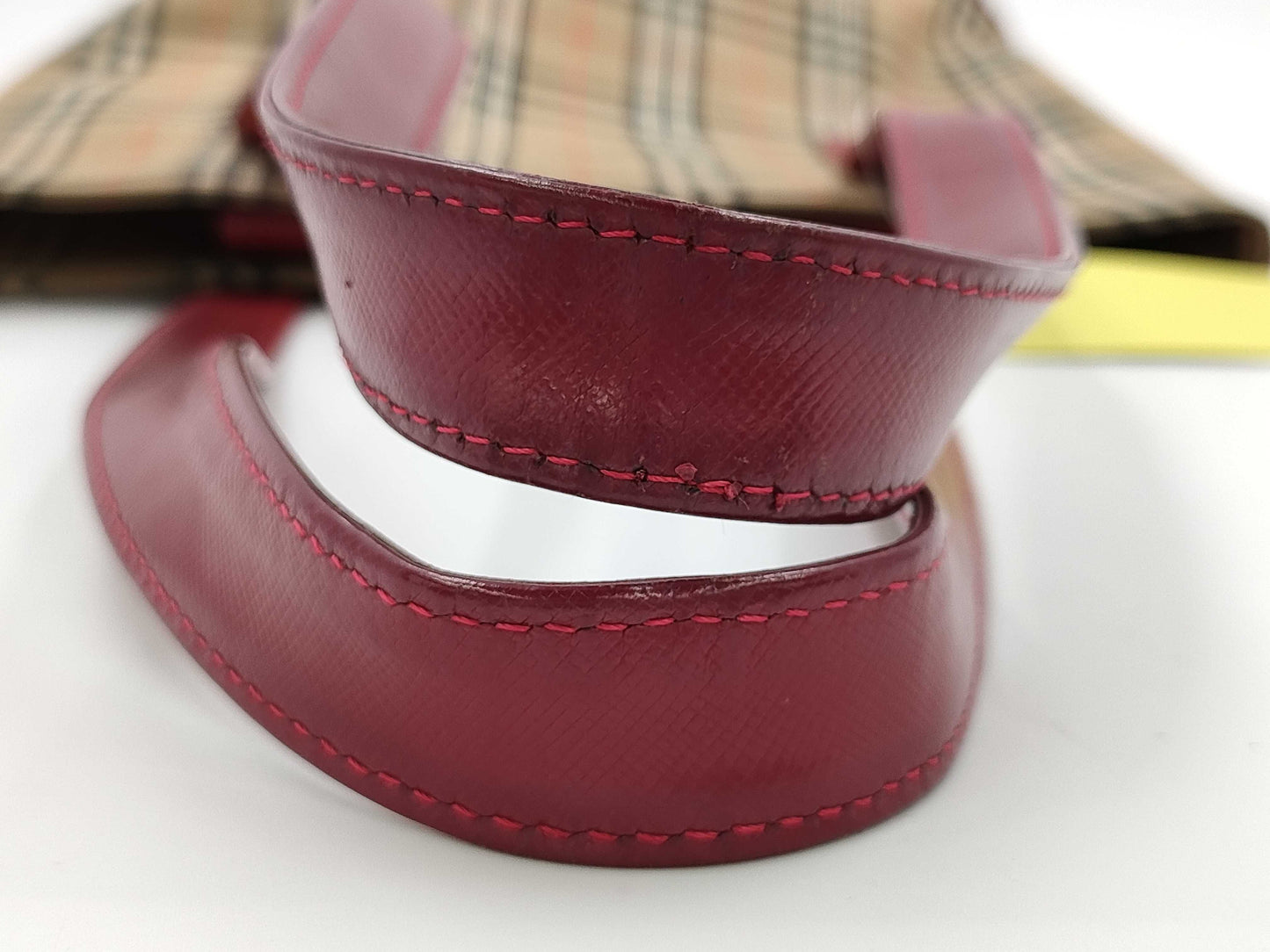 BURBERRY Nova Check Handbag Handbag