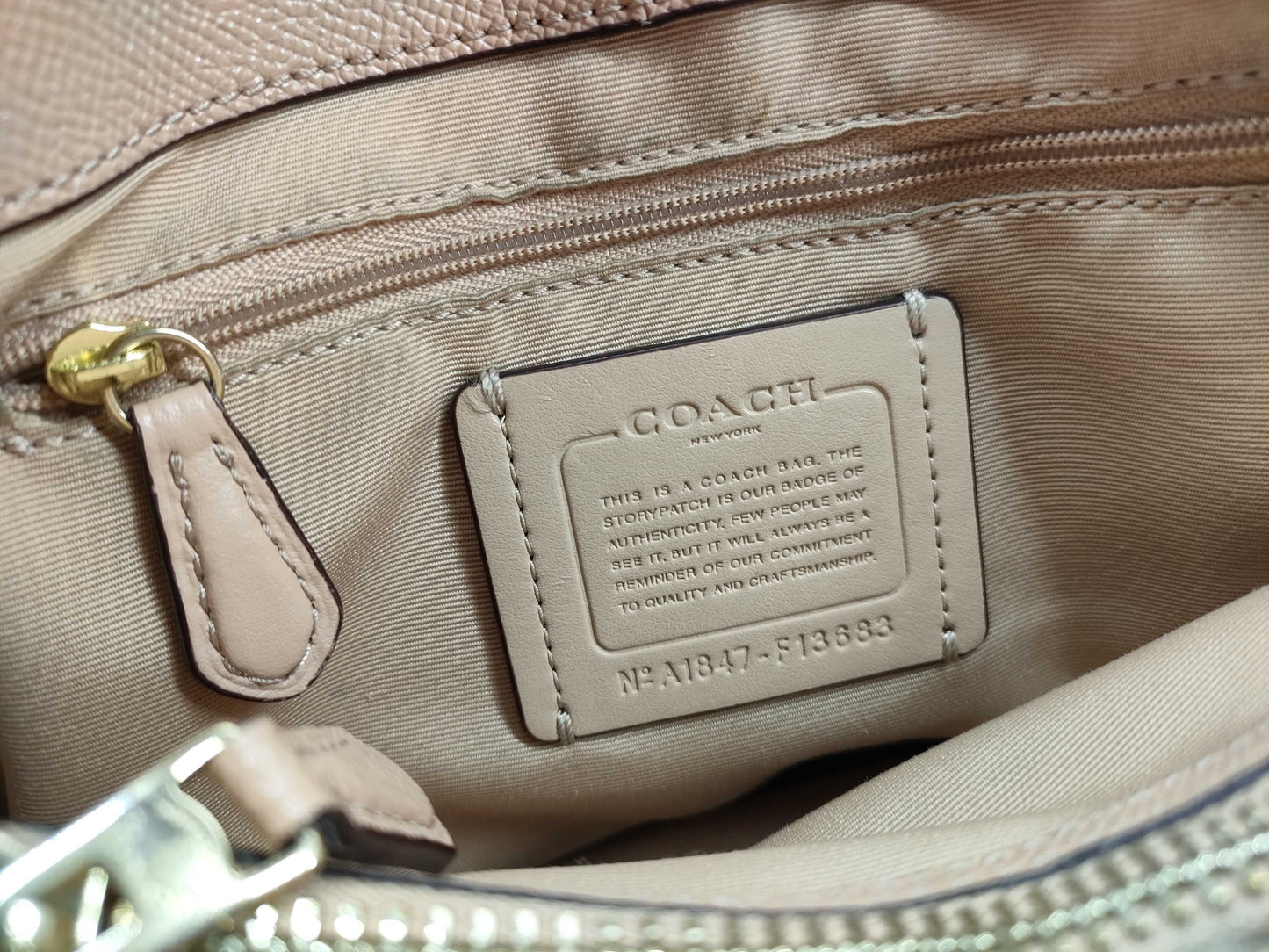 COACH 2-way bag handbag