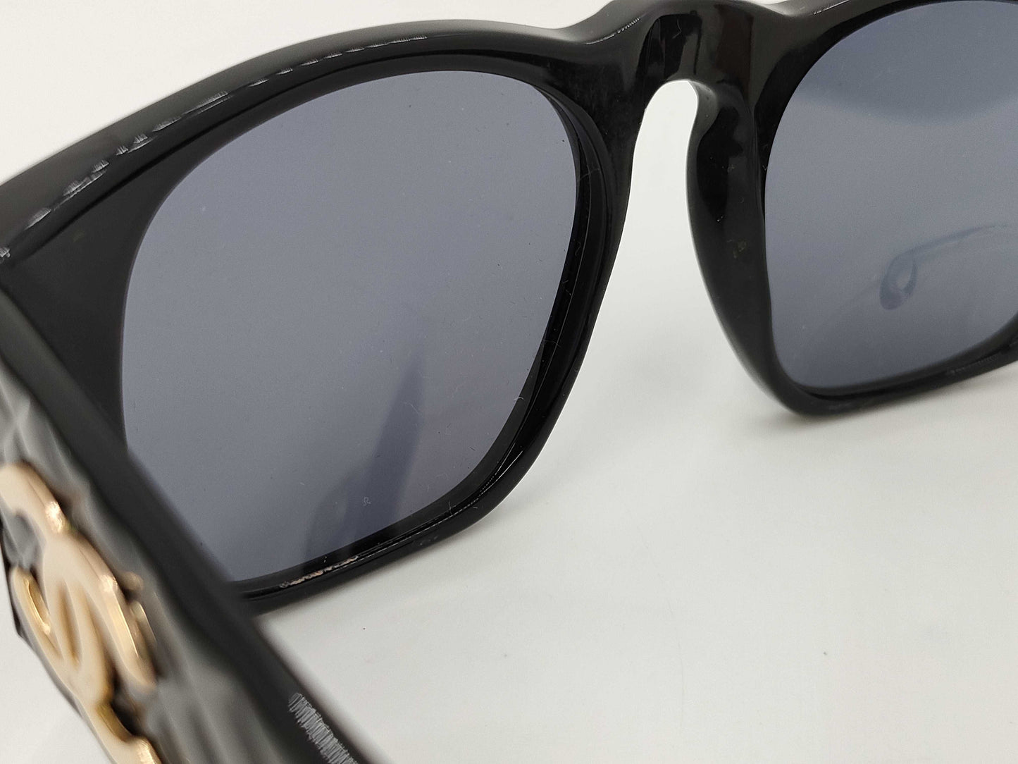 CHANEL Matelasse Sunglasses with Box Sunglasses/Eyewear