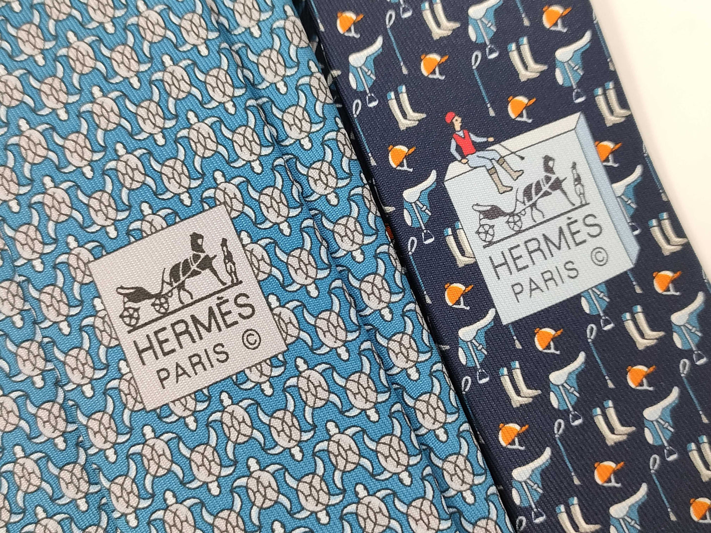 HERMES 2 ties and other accessories