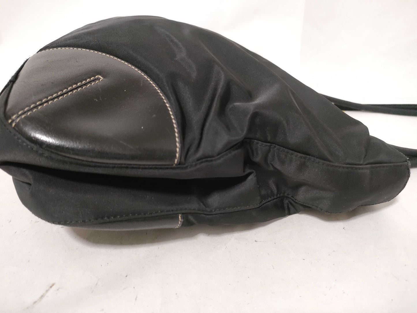 PRADA Nylon Triangle Logo Tote Bag