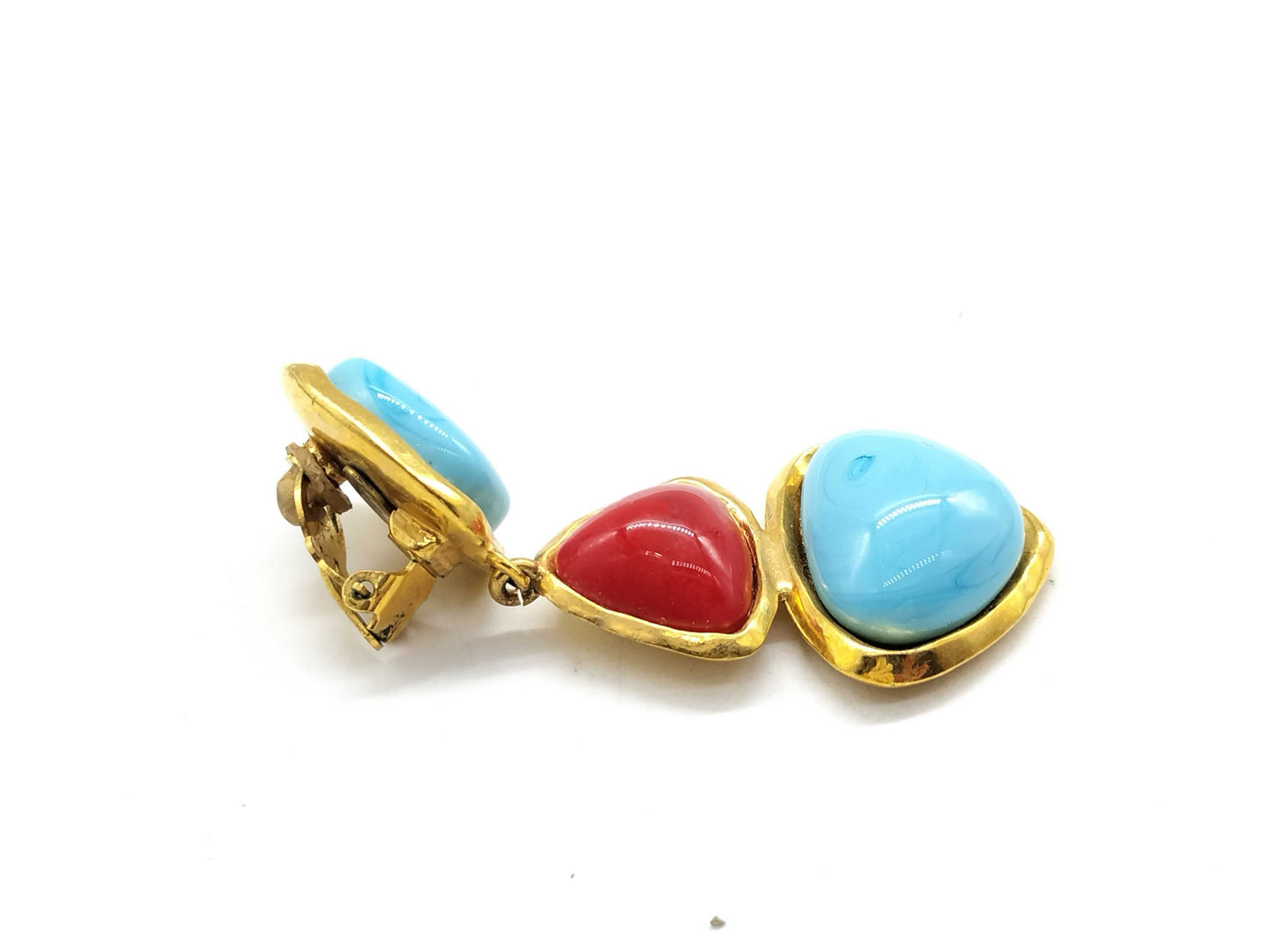 CHANEL 93P Brooch/Earrings Partially damaged Brooch
