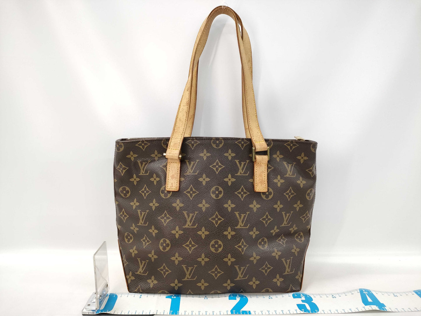 LOUIS VUITTON Monogram Cabas Piano Tote Bag