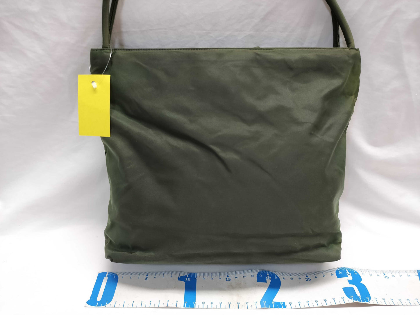 PRADA Nylon Khaki Tote Bag/Shoulder Bag