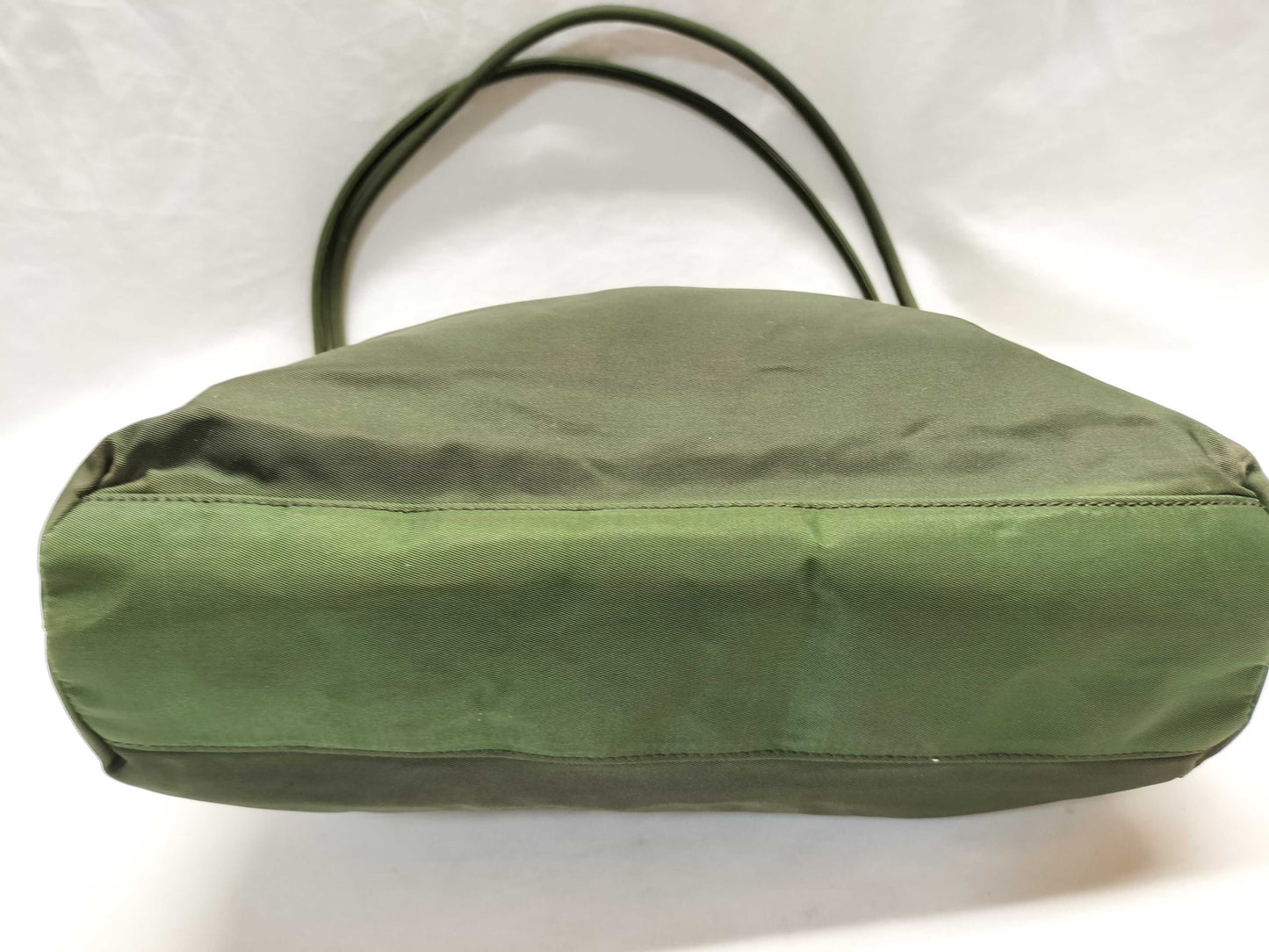 PRADA Nylon Khaki Tote Bag/Shoulder Bag