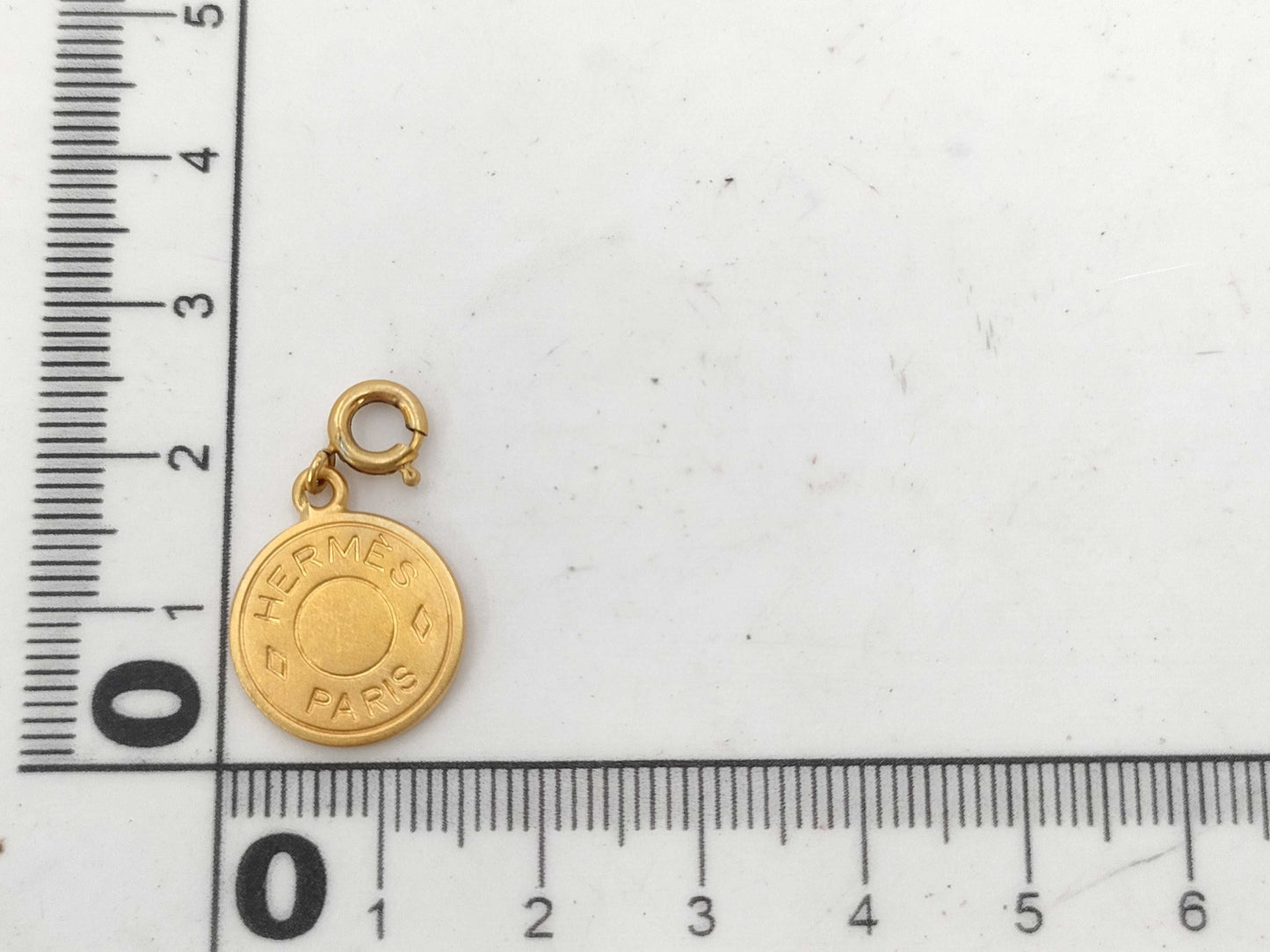 HERMES Serie Top Gold Pendant Top