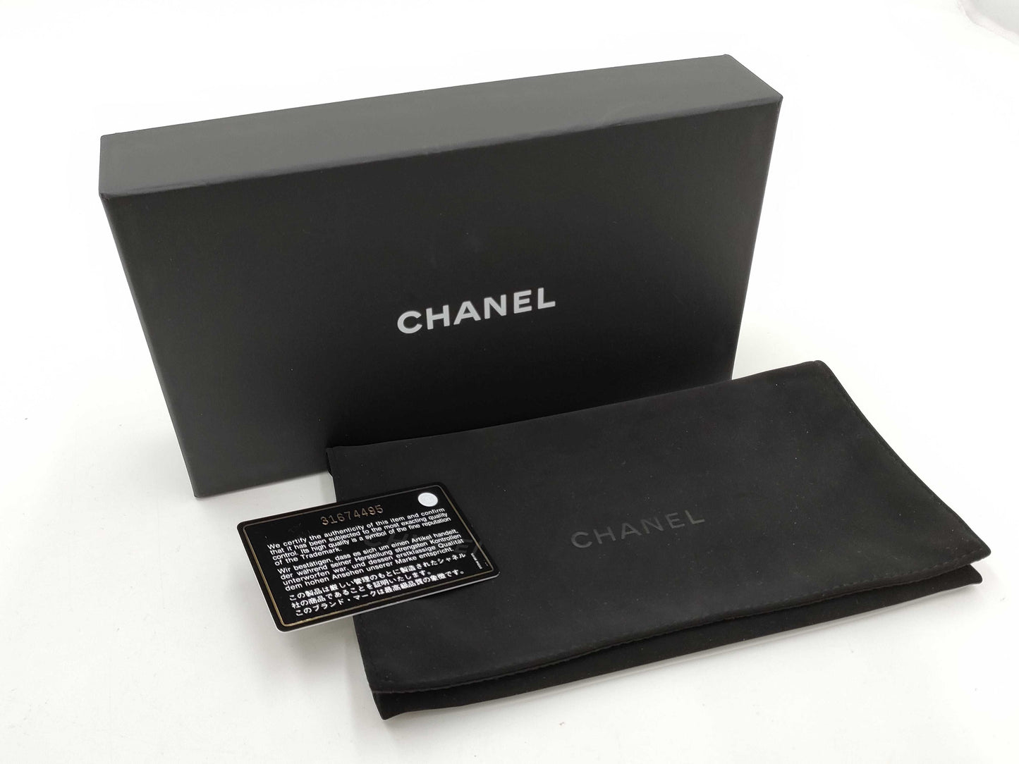 CHANEL Chanel 19 Round Zipper Long Wallet