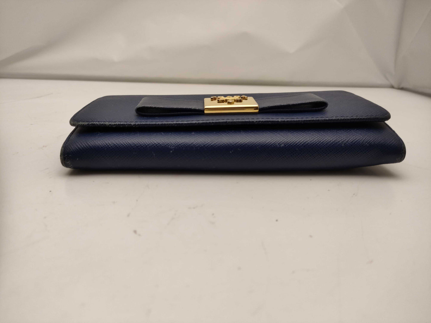 PRADA Saffiano Ribbon Long Wallet