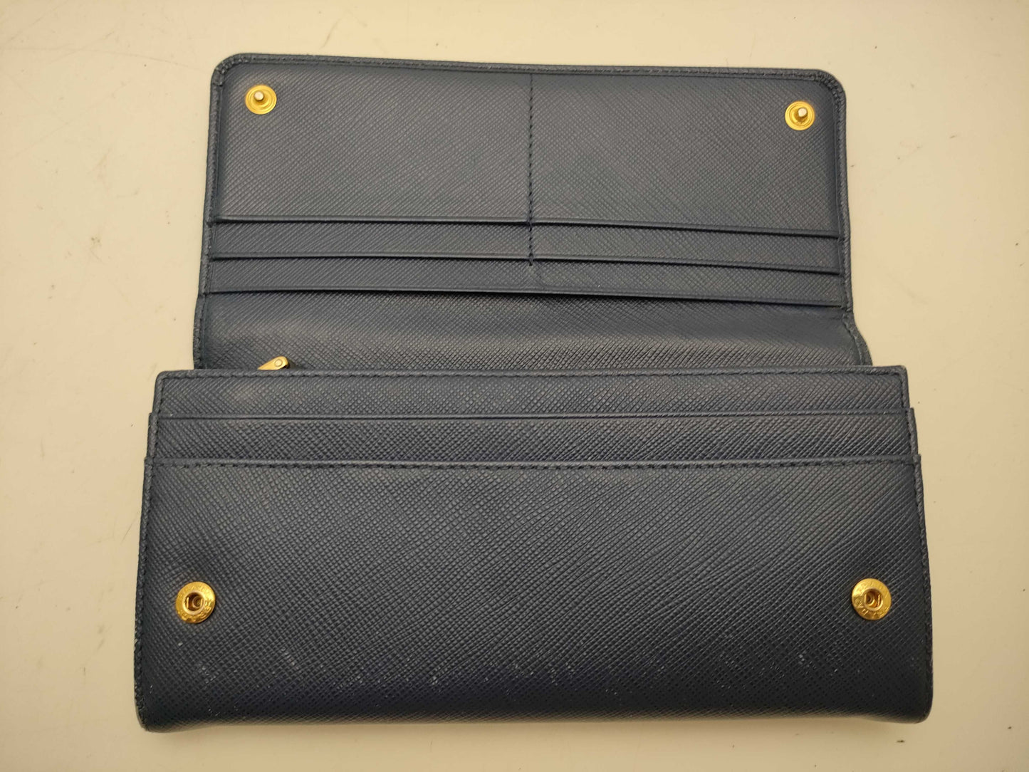 PRADA Saffiano Ribbon Long Wallet