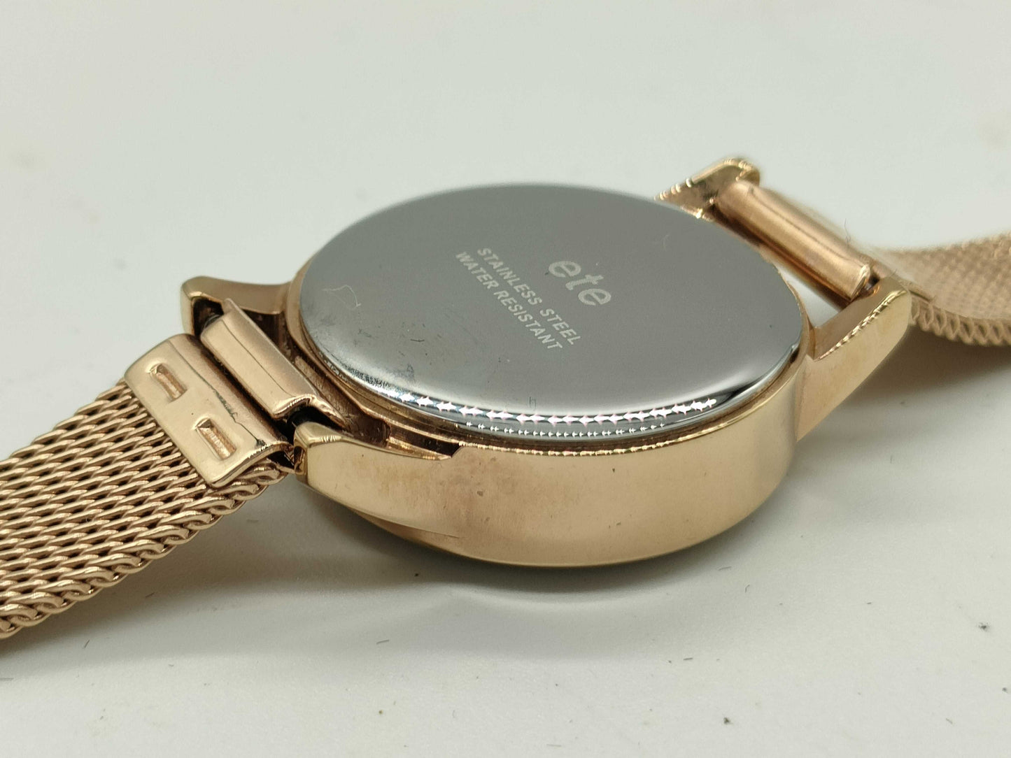 ete/Solar Watch/Analog/White/Gold/89039600 Women's Watch