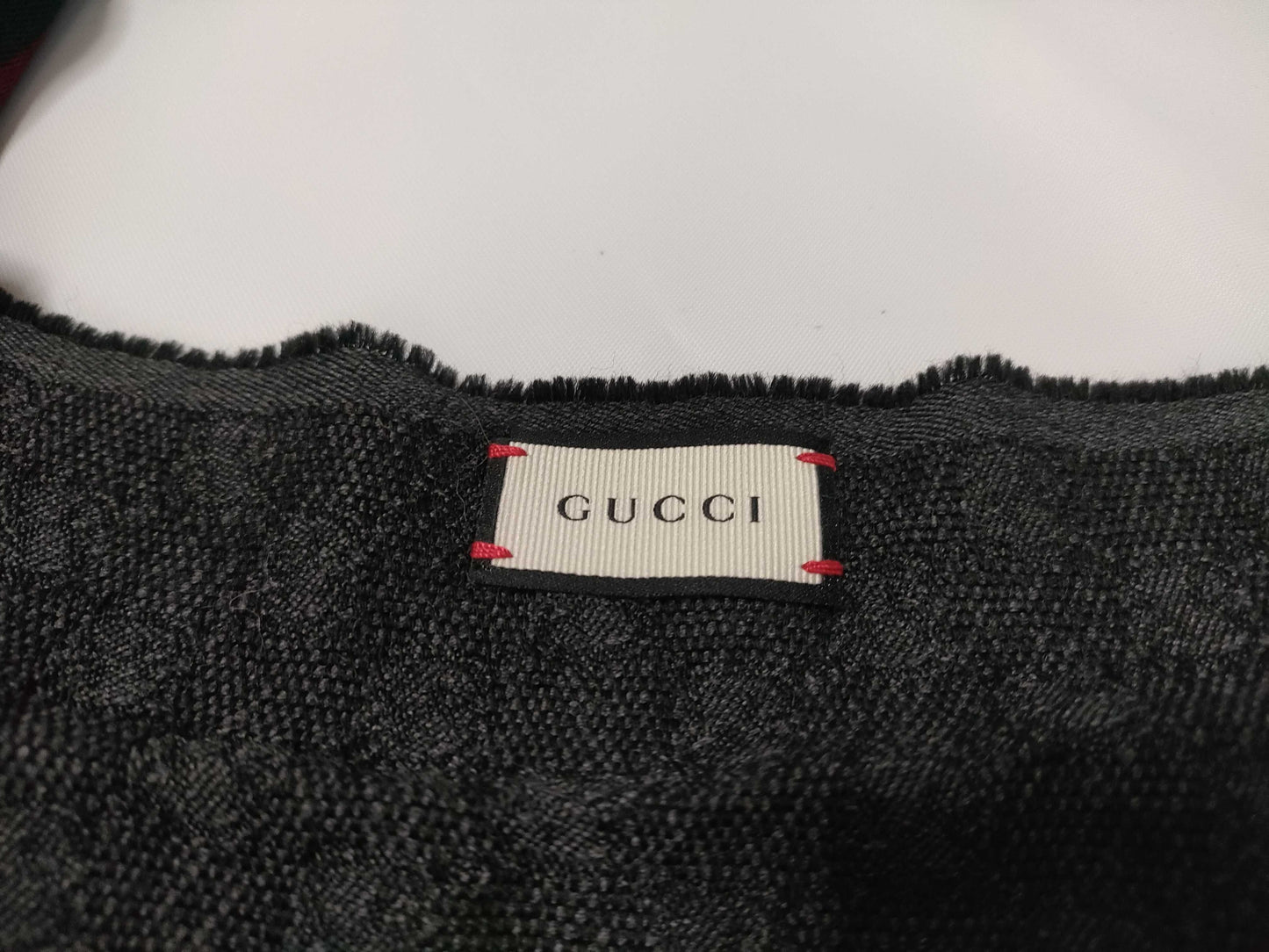 GUCCI GG GG pattern scarf