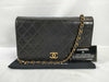 CHANEL Lambskin Push Lock Shoulder Bag