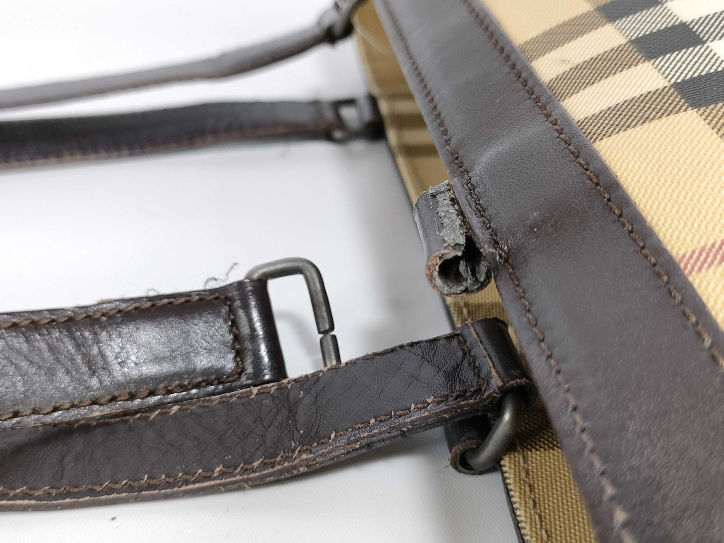 BURBERRY Nova Check Tote Bag