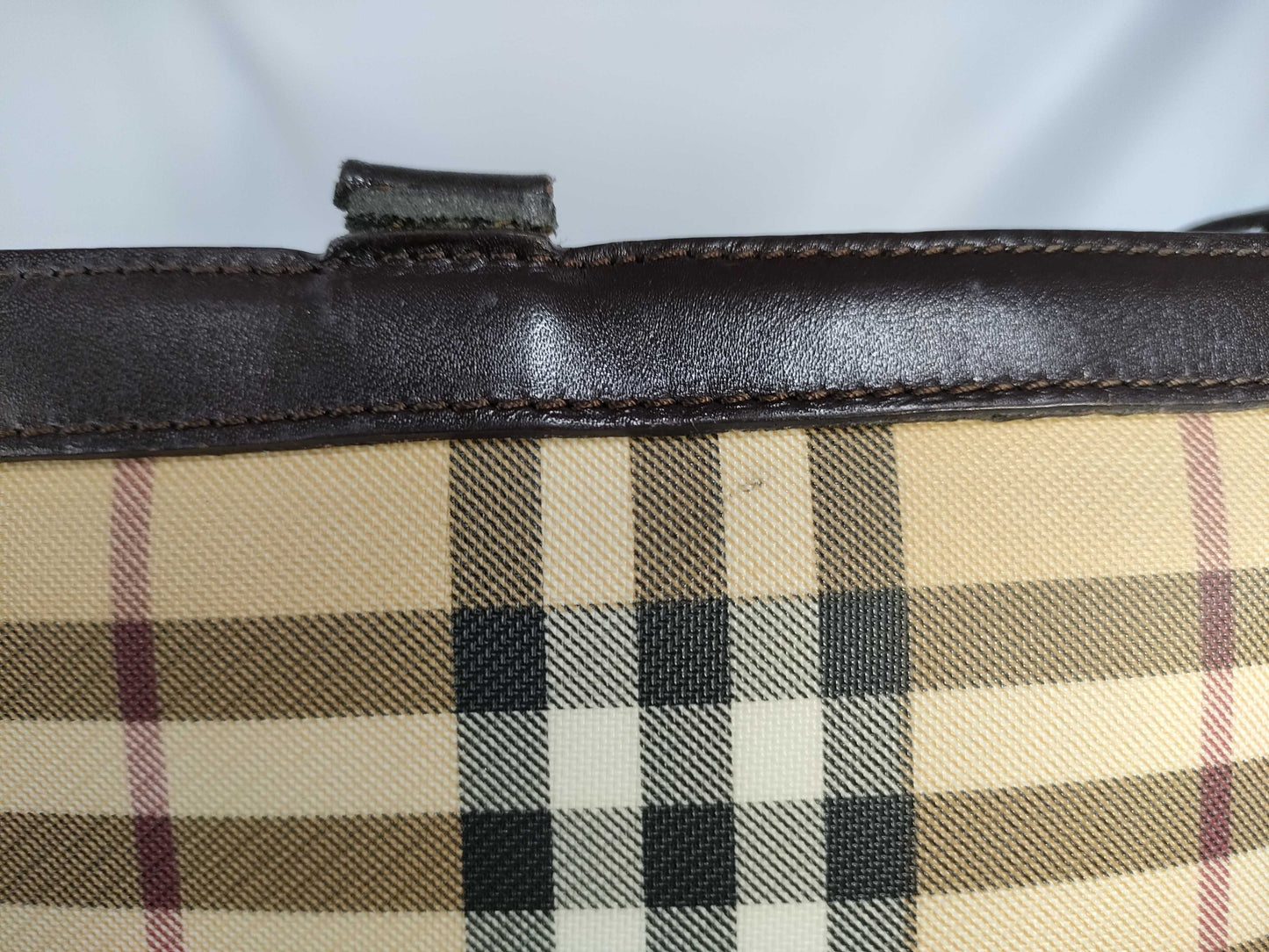 BURBERRY Nova Check Tote Bag