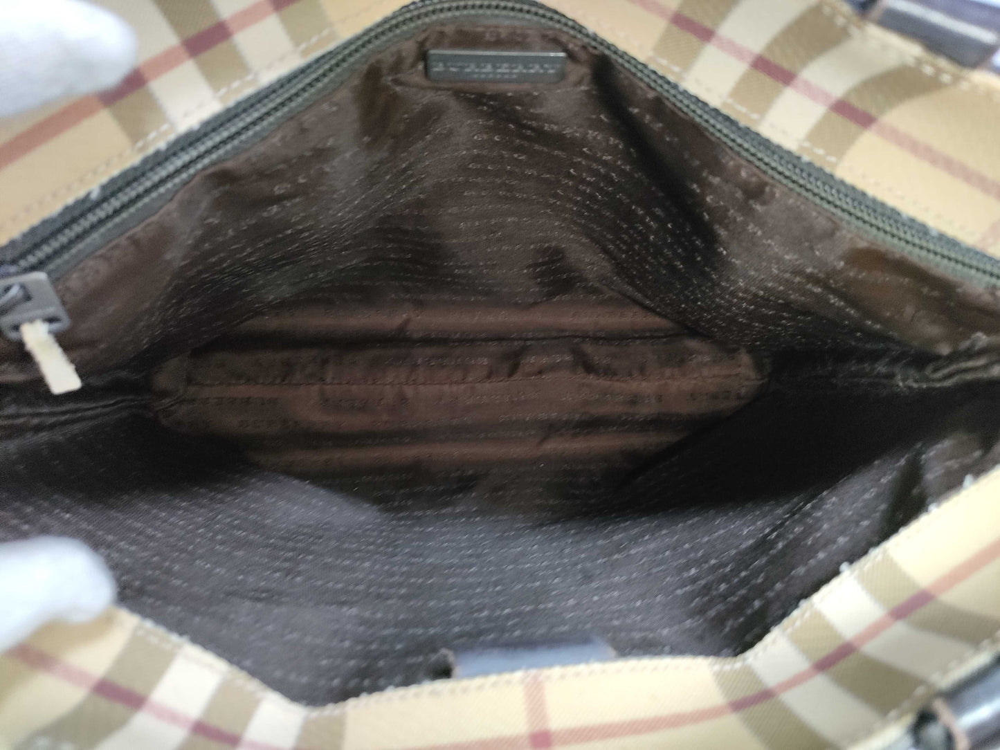BURBERRY Nova Check Tote Bag