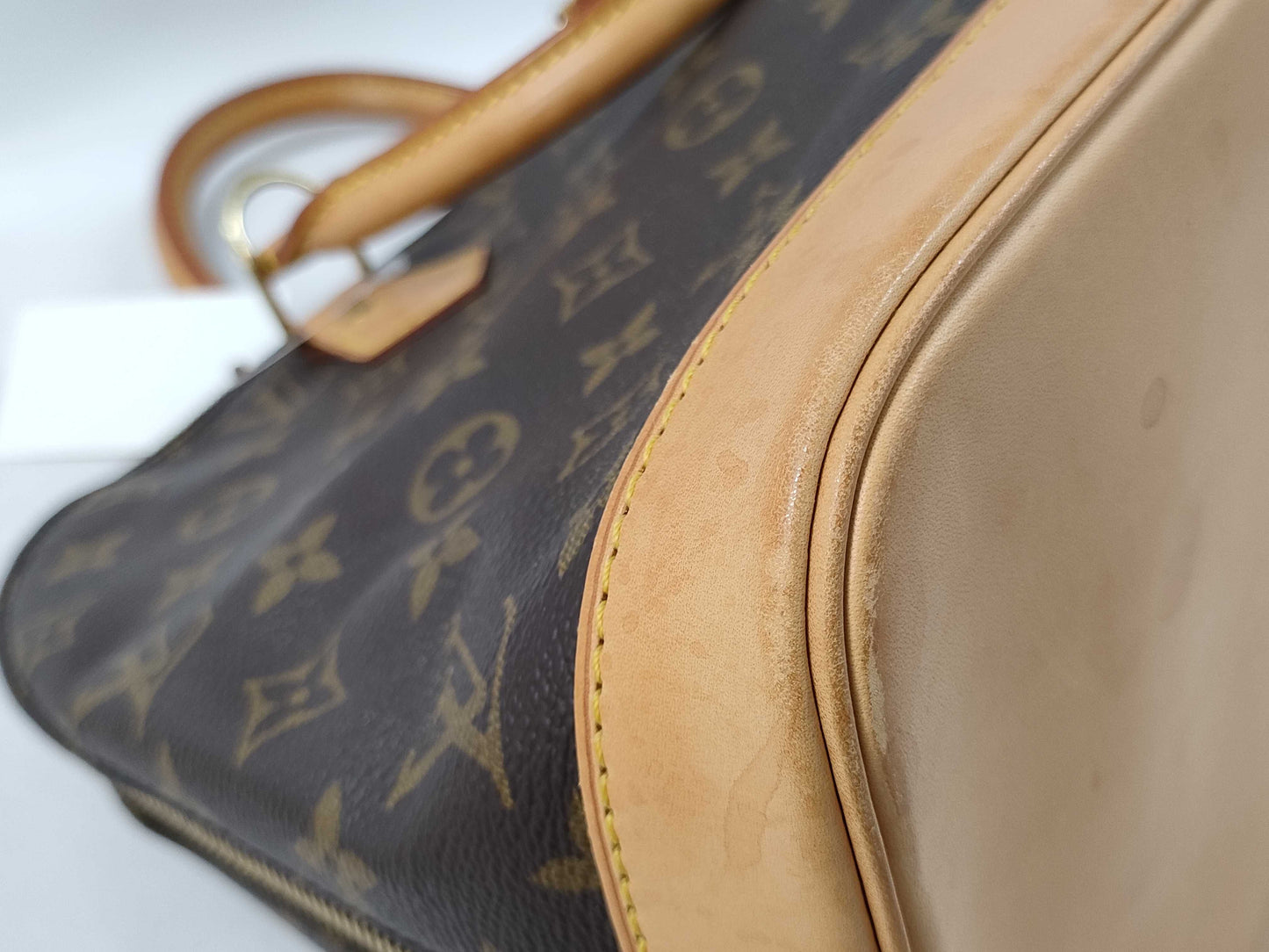 LOUIS VUITTON Monogram M40878 Alma MM Boston Bag