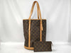 LOUIS VUITTON Monogram Bucket GM Tote Bag with Pouch