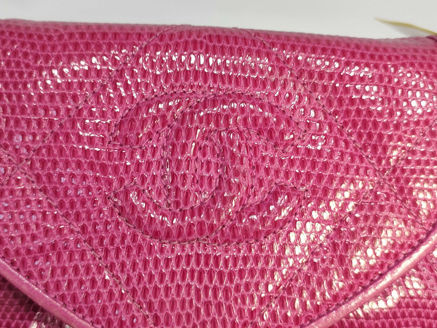 CHANEL Coco Mark No. 1 Lizard Chain Bag Shoulder Bag