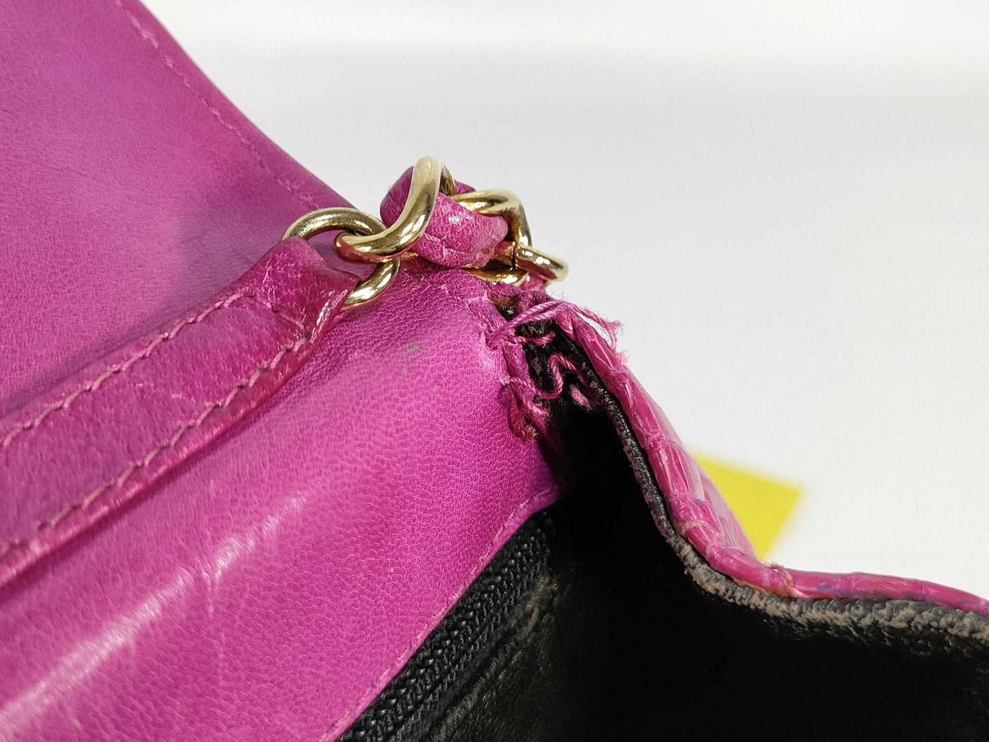 CHANEL Coco Mark No. 1 Lizard Chain Bag Shoulder Bag