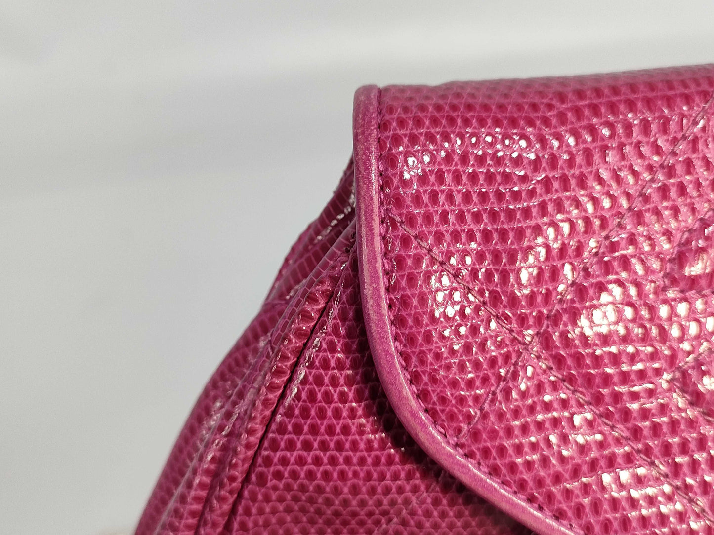 CHANEL Coco Mark No. 1 Lizard Chain Bag Shoulder Bag