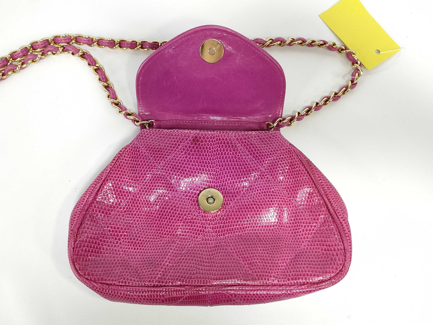 CHANEL Coco Mark No. 1 Lizard Chain Bag Shoulder Bag