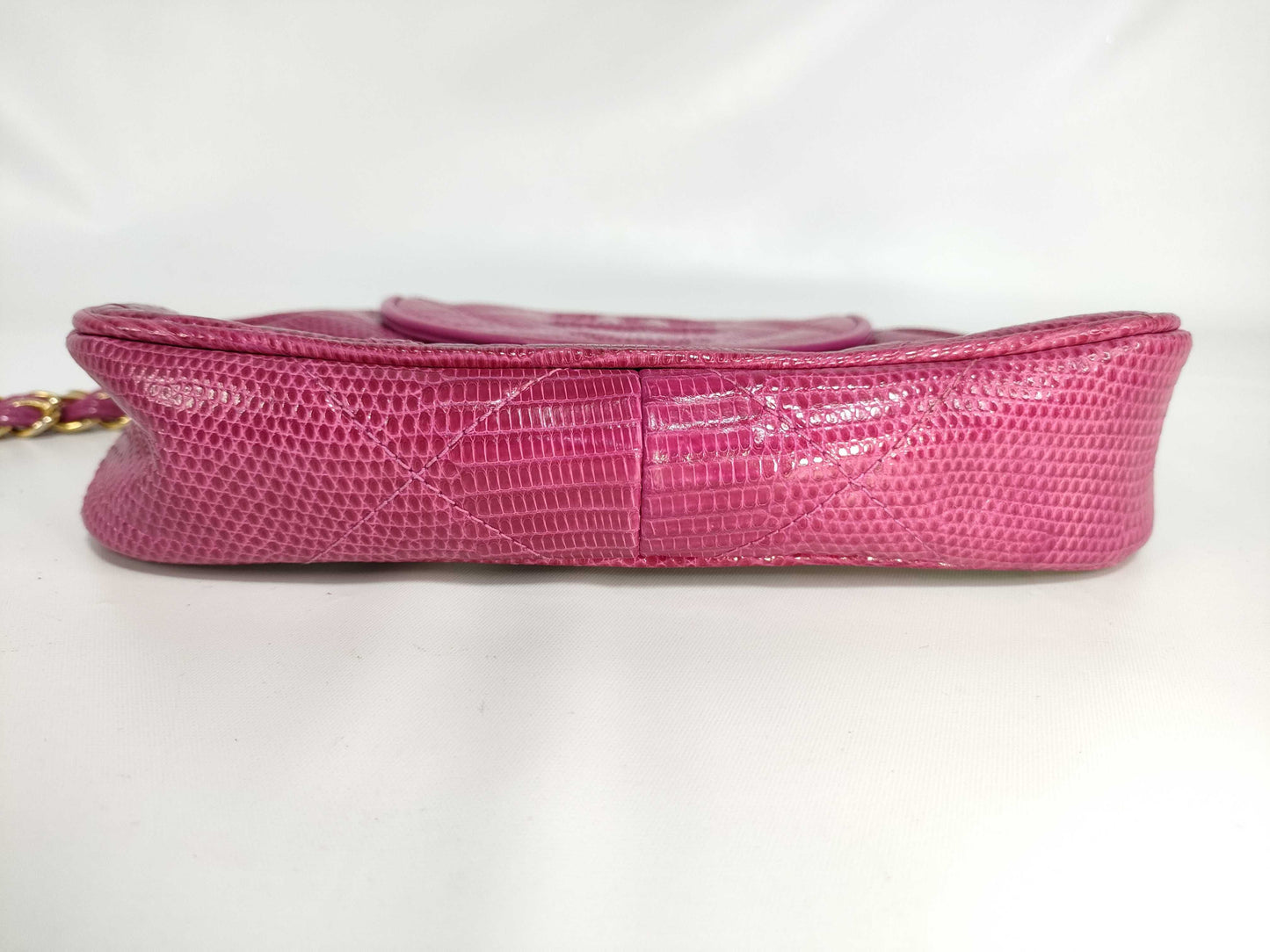 CHANEL Coco Mark No. 1 Lizard Chain Bag Shoulder Bag