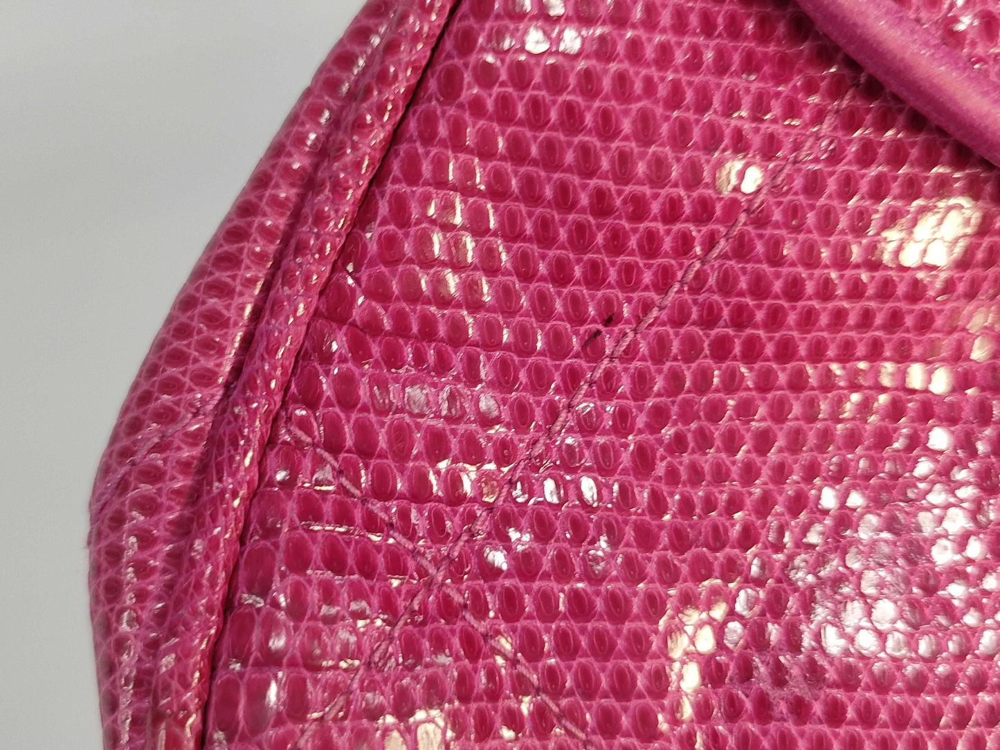 CHANEL Coco Mark No. 1 Lizard Chain Bag Shoulder Bag