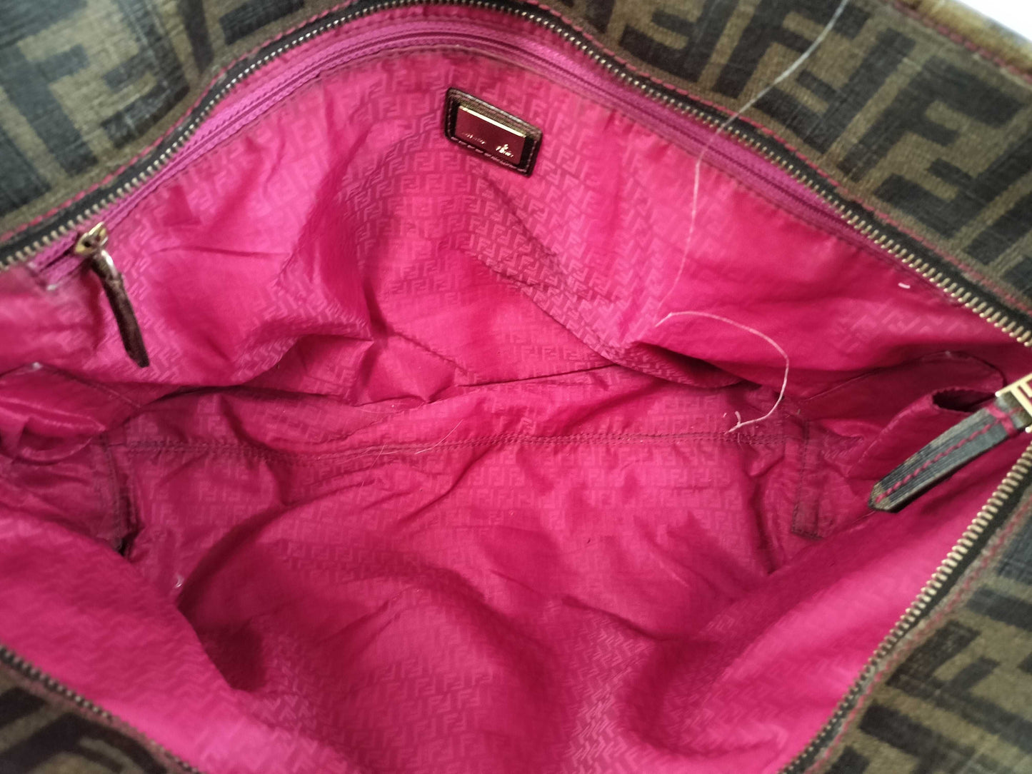 FENDI Zucca pattern PVC tote bag