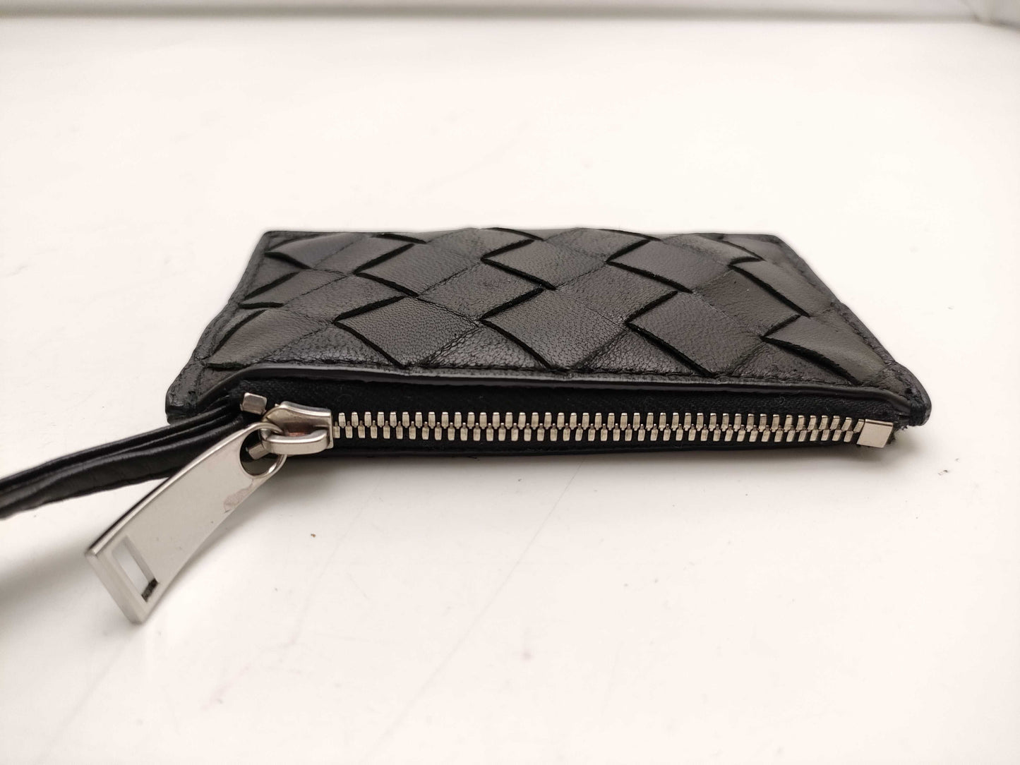 BOTTEGA VENETA Intrecciato/Key Case/Coin Case/Black/Box Coin Case