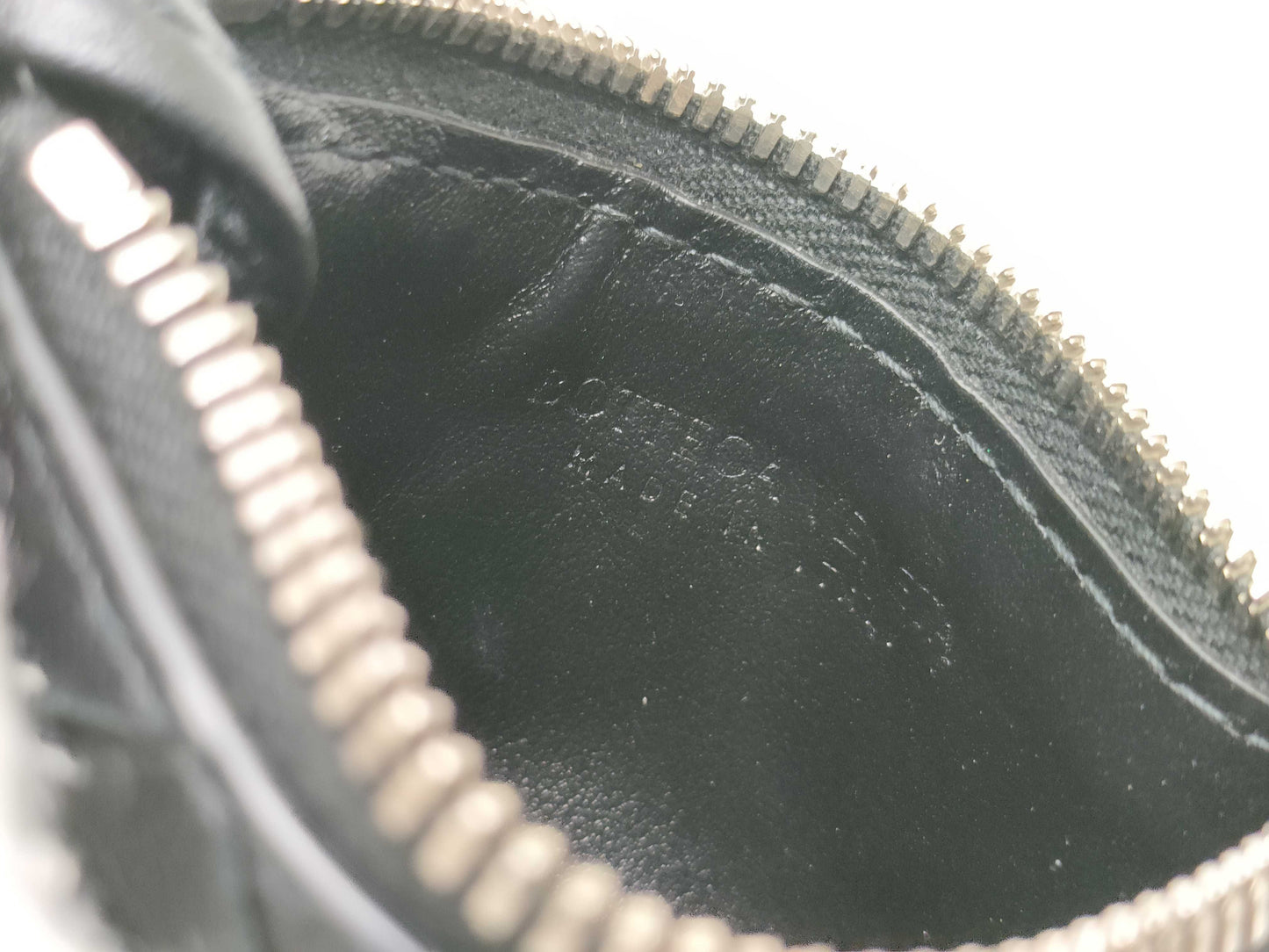 BOTTEGA VENETA Intrecciato/Key Case/Coin Case/Black/Box Coin Case