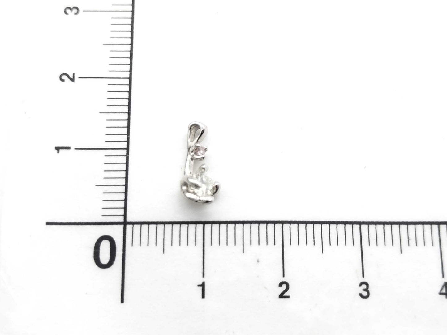 D 0.206ct FD 0.01ct PT900 0.7g Pendant top
