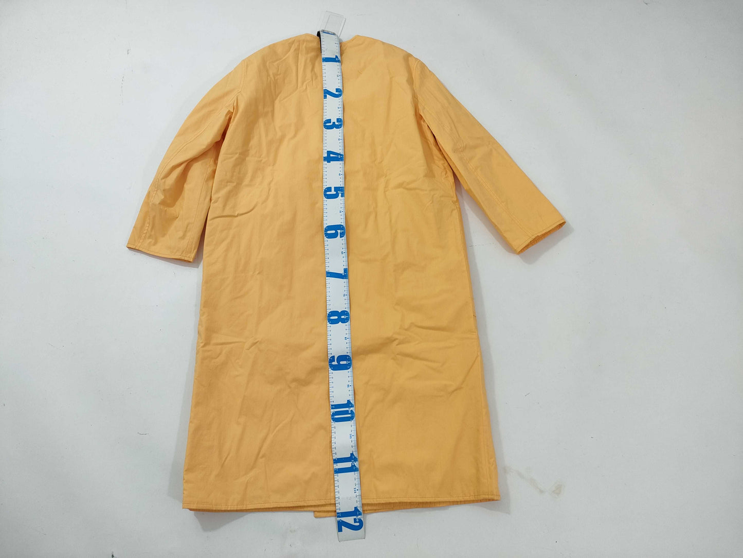 HERMES Wrap Coat with Eyelet Clasp, Cotton, 22SS Coat
