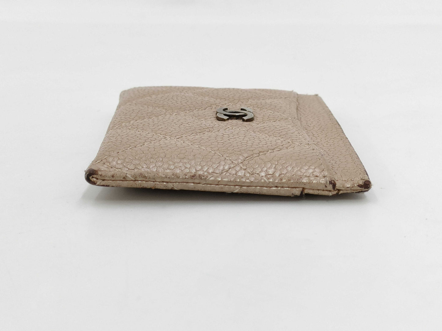 CHANEL Caviar Skin Card Case, Card Case, Pass Case, Business Card Case