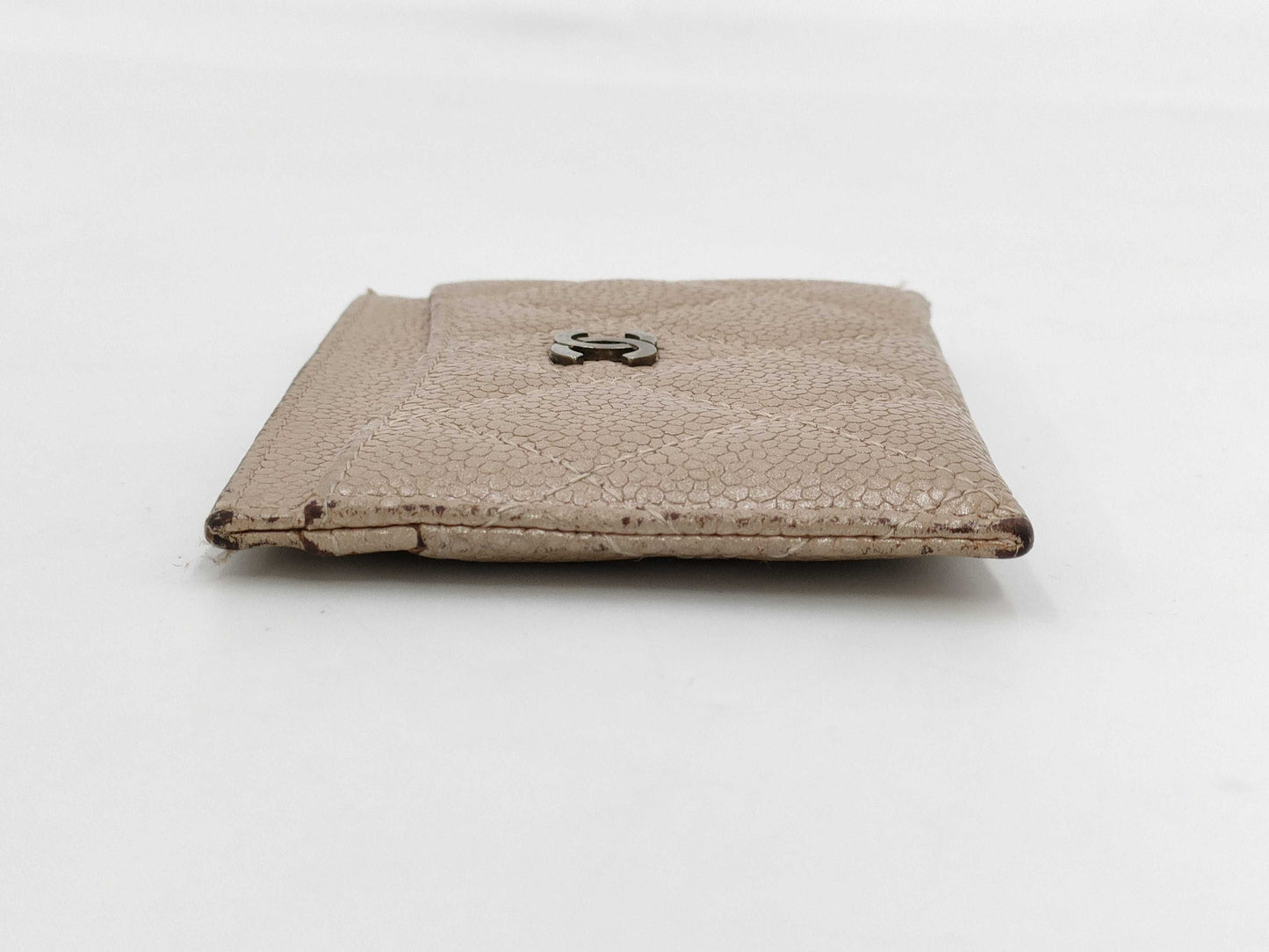 CHANEL Caviar Skin Card Case, Card Case, Pass Case, Business Card Case