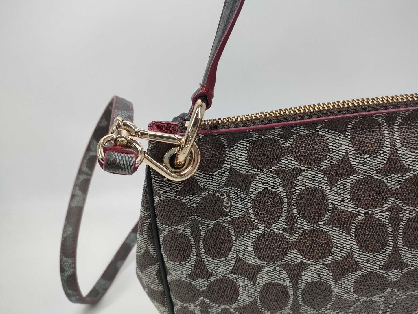 COACH Signature 2-Way Shoulder Bag