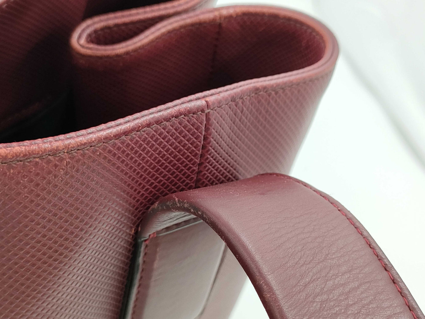 BOTTEGA VENETA Marco Polo Embossed PVC Tote Bag