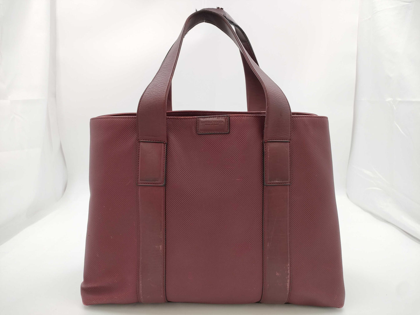 BOTTEGA VENETA Marco Polo Embossed PVC Tote Bag
