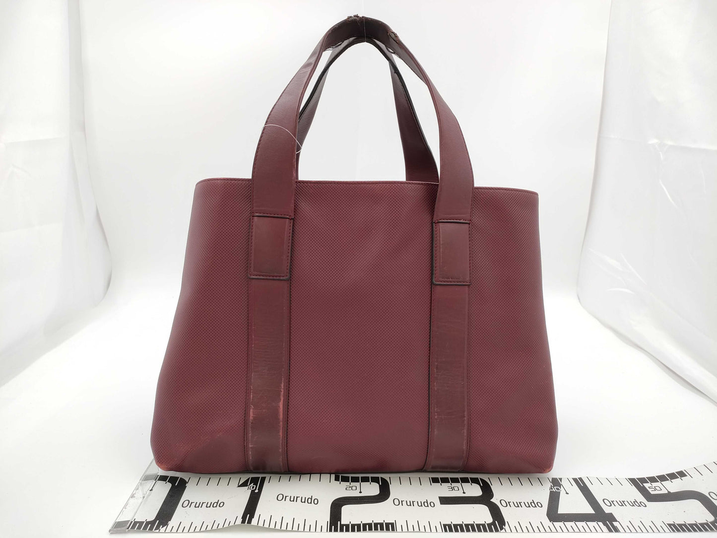 BOTTEGA VENETA Marco Polo Embossed PVC Tote Bag