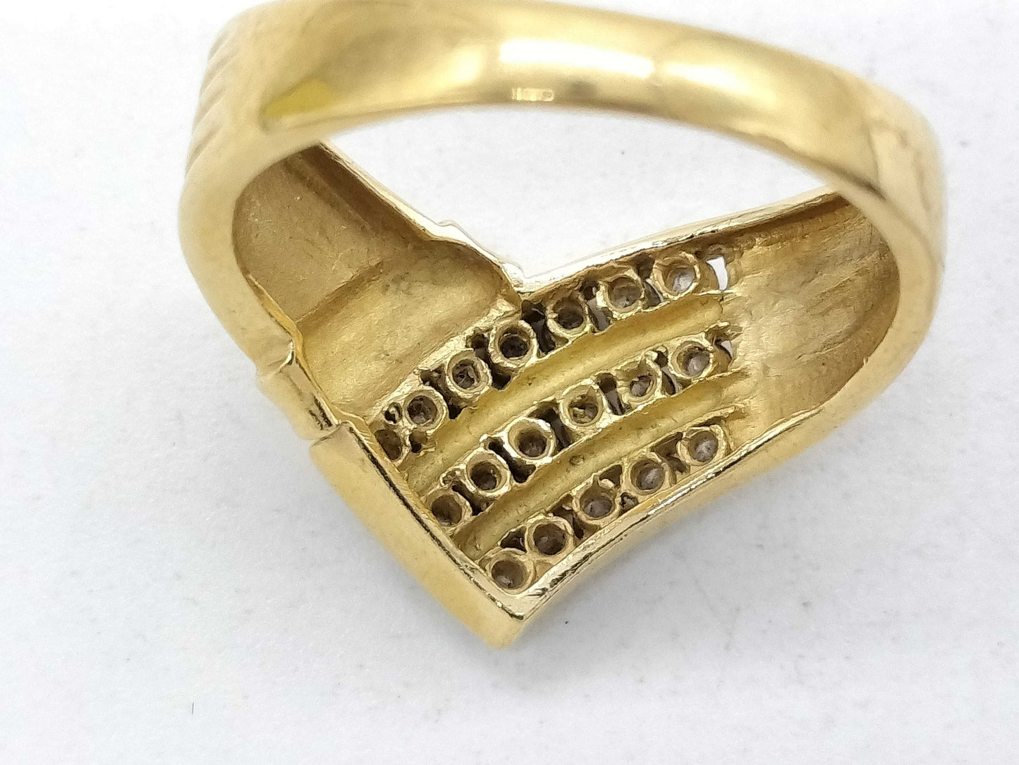 Diamond K18 3.5g Ring