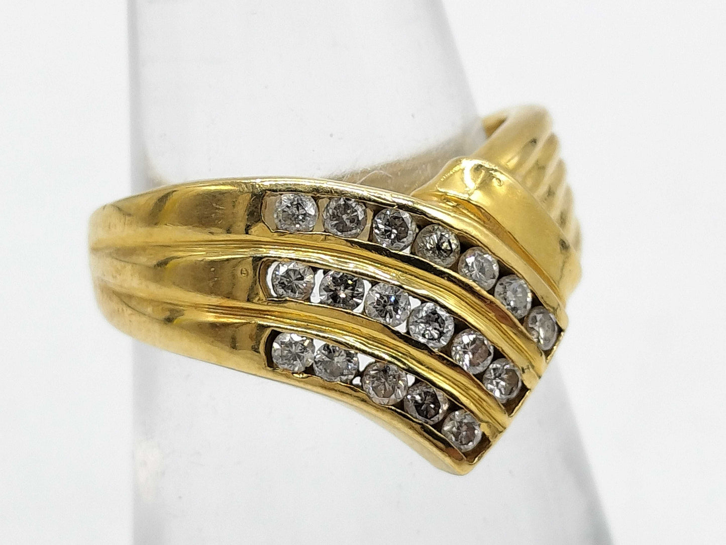Diamond K18 3.5g Ring