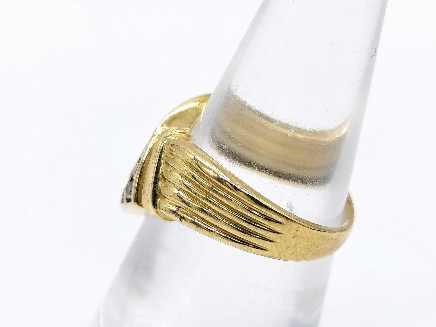 Diamond K18 3.5g Ring