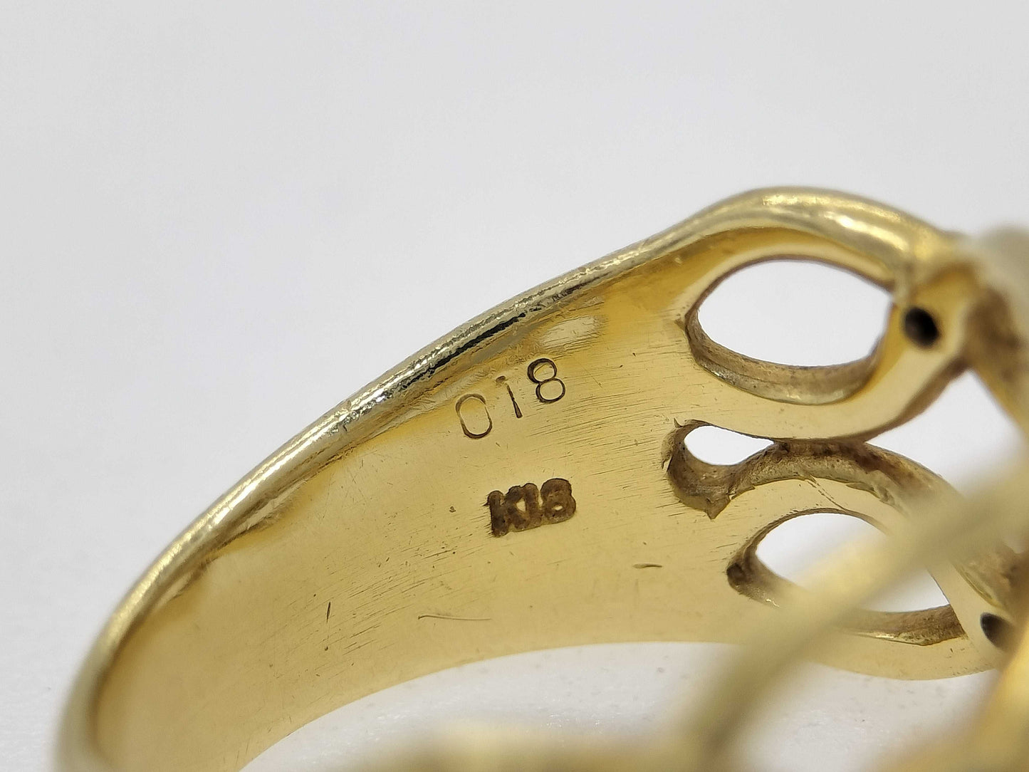 D0.18ct K18 5.7g Ring