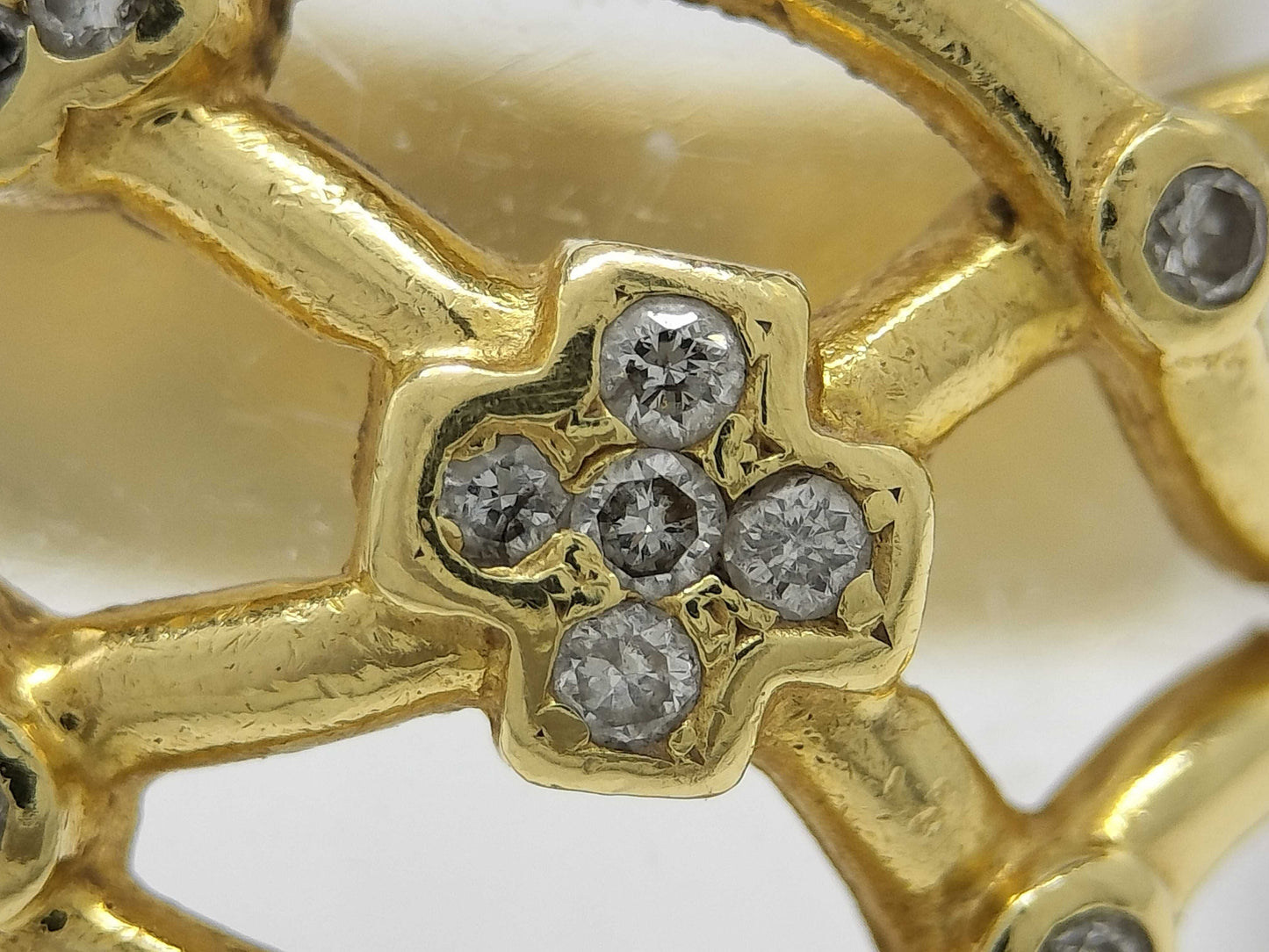 D0.18ct K18 5.7g Ring