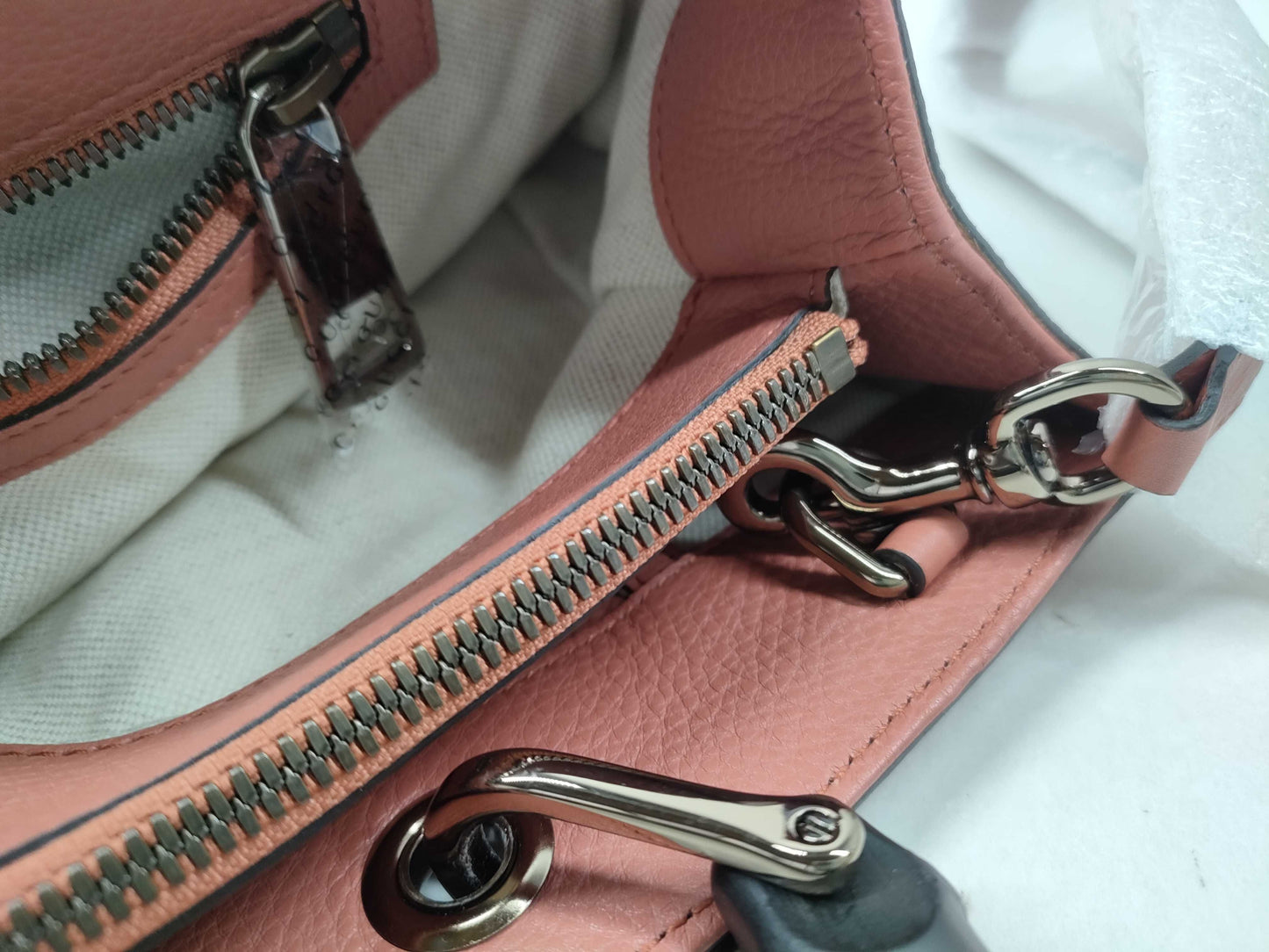 GUCCI Bamboo 323660 Pink 2-way Handbag
