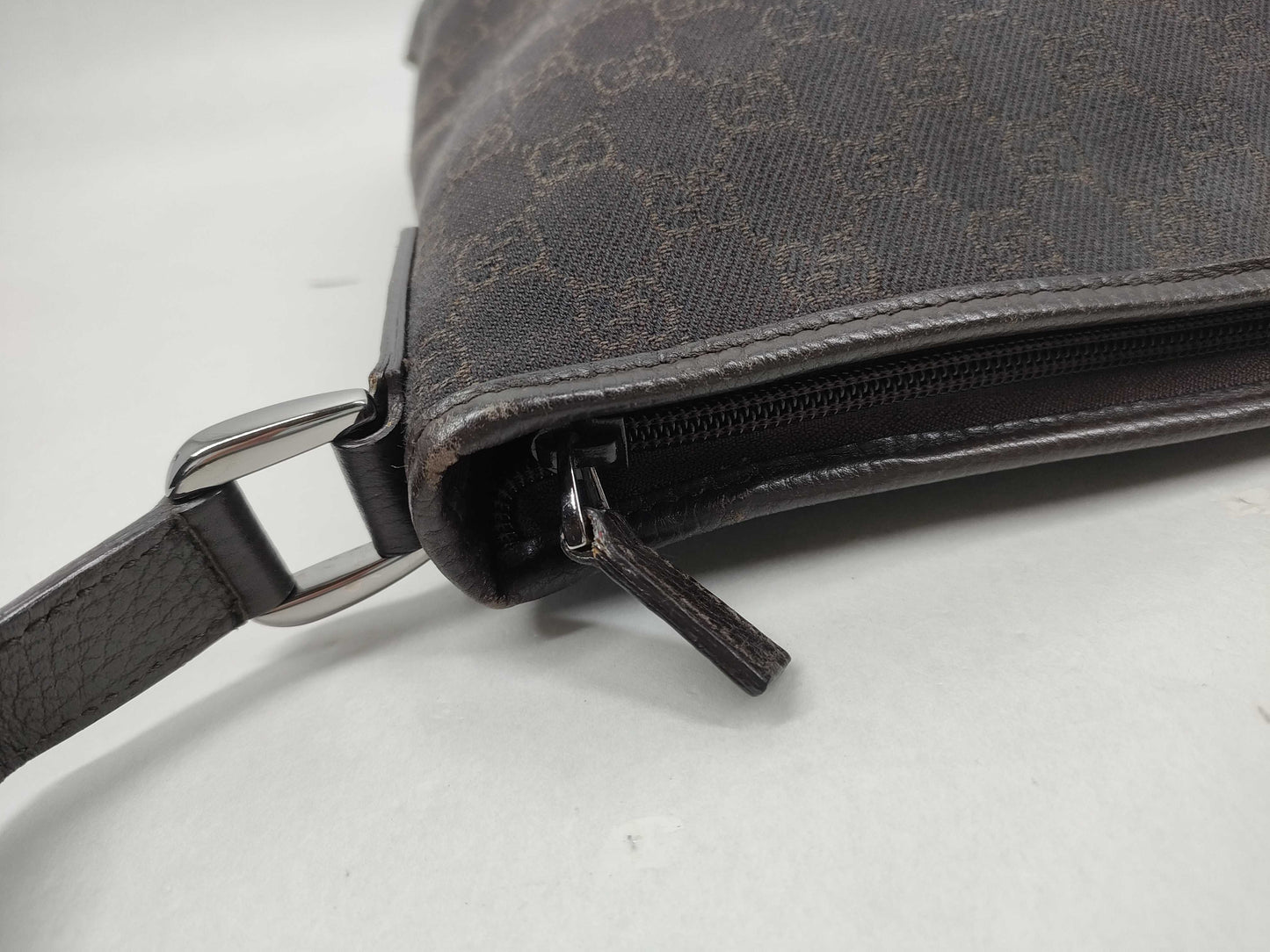 GUCCI GG Canvas 268642 Brown Shoulder Bag